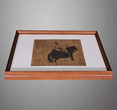 延安市书画装裱配框服务案例